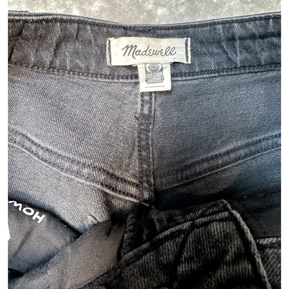 Madewell The Curvy Perfect Vintage Cropped Black Straight Jeans Womens Size 26 - Picture 4 of 10